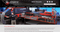Desktop Screenshot of forcefab.com